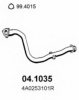 AUDI 4A0253101BT Exhaust Pipe